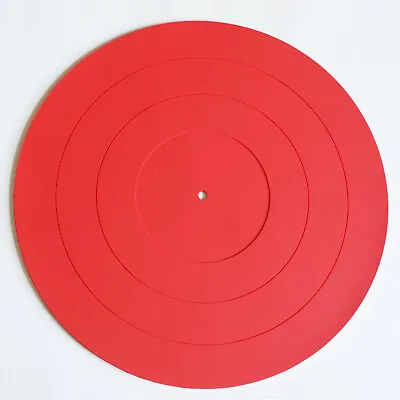 Kaufen Plattenspielermatte Plattentellermatte SILIKON, Rot - TT Slip Mat SILICONE, Red • 19.90€