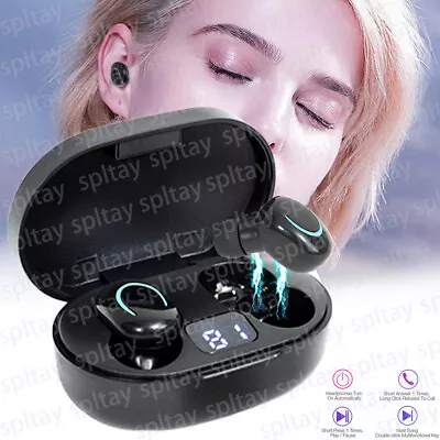 Kaufen Kopfhörer Bluetooth 5.3 TWS Wireless Sport Headsets In Ear Ohrhörer Mit Ladebox • 11.99€