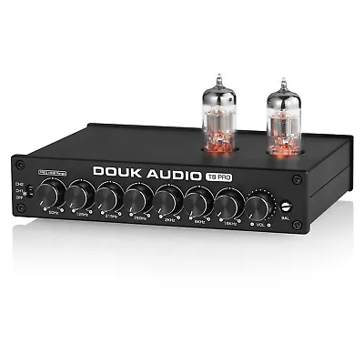 Kaufen Douk Audio T8PRO 7-band Röhrenvorverstärker EQ Equalizer Balanced XLR Preamp • 129.99€
