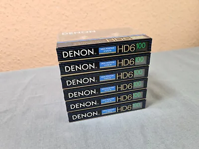 Kaufen 6 Stück Audio Kassetten DENON HD6 100 Verschweißt • 139€