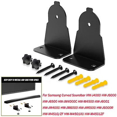 Kaufen Lautsprecher Ständer Wandhalterung Kit Für Samsung Curved Soundbar AH61-03943A • 17.77€