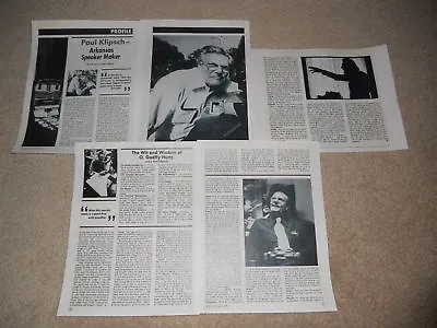 Kaufen Paul Klipsch Artikel, 1980, 5 Pg , Q&a Klipschorn, Selten • 12.09€