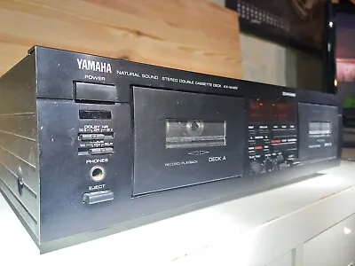 Kaufen Yamaha KX-W 482 Schwarz Kassettendeck Tapedeck Inkl. 1 Jahr Gewähr. Zustand:Gut • 89.99€