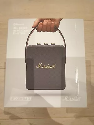 Kaufen Brandneu In Versiegelter Box Marshall Stockwell Ii 2 Bluetooth Lautsprecher Schwarz & Messing • 174.56€