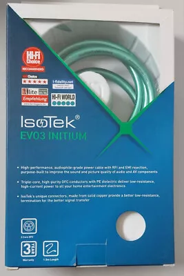 Kaufen IsoTek - EV03 INITIUM,  1,5m -99,9999 % Sauerstofffreies Kupfer- CR-EU-EV-03-C15 • 72.96€