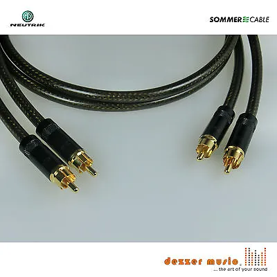 Kaufen 2x 0,3m Cinch-Kabel -Spirit XXL Neutrik/Rean- Sommer Cable -High End...druckvoll • 31.90€