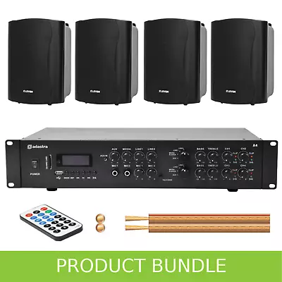 Kaufen Inta Audio 2-Zonen Heim/Büro Musiksystem Mit 4 Wandlautsprechern • 331.37€