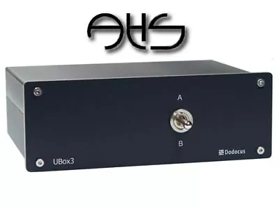 Kaufen DODOCUS UBox3 Lautsprecher Umschalter Umschaltbox In Alu Schwarz Eloxiert NEU  • 254€
