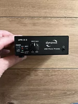 Kaufen Dynavox UPR-2.0 Phonovorverstärker Mit USB, Schwarz, Platten Digitalisieren • 45€