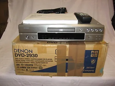 Kaufen Denon DVD 2930 ,SACD & CD Player ,Remote Control Etc. Complete In Original Box • 295€
