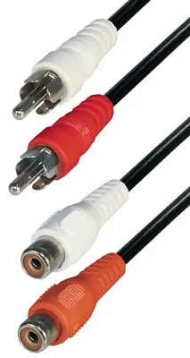 Kaufen 1,5m Cinch Verlängerung Kabel 2x Cinch-Stecker Auf 2x Cinch-Buchse Chinch A11  • 3.99€