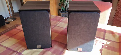 Kaufen DALI Oberon 1 2-Wege Bassreflex Kompakt Regal Lautsprecher Walnuss Dunkel 1 Paar • 295€