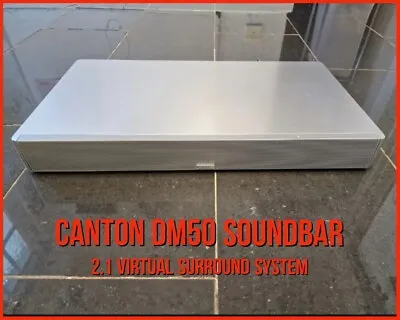 Kaufen CANTON DM50 2.1 Sounddecks 200 Watt RMS Farbe: Silber TOP Zustand ! • 259€