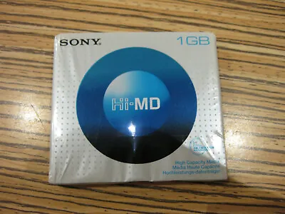 Kaufen 1 X Sony 1 GB HI Blau  Minidisc MD ( ) MD LEER > OVP > Folie > Ein Stück • 44.44€