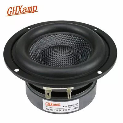 Kaufen GHXAMP 4 Zoll Woofer Subwoofer Lautsprecher Einheit HIFI 4ohm 40W Fiberglas Wove • 49.50€
