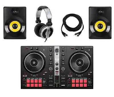Kaufen Hercules DJControl Inpulse 300 MK2 DJ Controller Kopfhörer Aktivlautsprecher Set • 292.50€