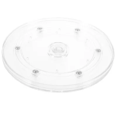 Kaufen 1pc Plattenspieler Acryl Display Dessert Rund Drehen Platte • 9.38€