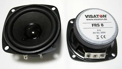 Kaufen VISATON FRS 8 8Ohm Breitbandlautsprecher 8cm  80mm Lautsprecher Breitbänder 3,3  • 18.48€
