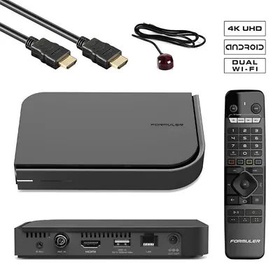 Kaufen Formuler CC 4K UHD TV IP Android 7 Mediaplayer Mit DVB-T/C Hybrid Tuner Schwarz • 119€