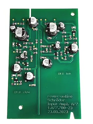 Kaufen Input Amplifier Für Studer Revox A77 • 119.90€