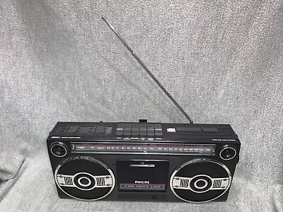 Kaufen Philips D8050 Retro 80’s Radio Kassettenrekorder Ghetto Blaster • 90€