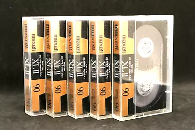Kaufen 5x MC Kassetten MAXELL XL II 90 / Typ 2 II / Mod. 1988- 89 / Audiokassetten Tape • 15.90€
