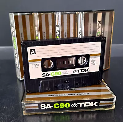 Kaufen ⭐️5x TDK SA C90 Typ 2 Kassetten Audiokassetten Tape / Geprüft • 8.50€