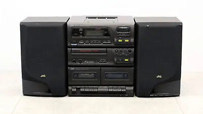 Kaufen JVC HX-5 - Vintage Stereoanlage Stereo CD Radio Doppel Kassetten Record 90'er • 69.99€