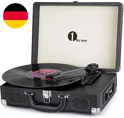 Kaufen Plattenspieler Bluetooth 33/45/78 U/Min Vinyl Schallplattenspieler Mit Stereo La • 95.78€