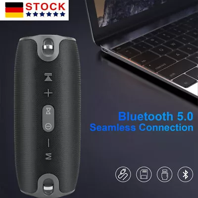 Kaufen 40W Tragbarer Wireless Bluetooth Lautsprecher Stereo Speaker SD AUX USB Musicbox • 23.28€