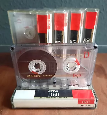 Kaufen ⭐️5x TDK D 60 Typ 1 Kassetten Audiokassetten Tape MC / Geprüft • 7.50€