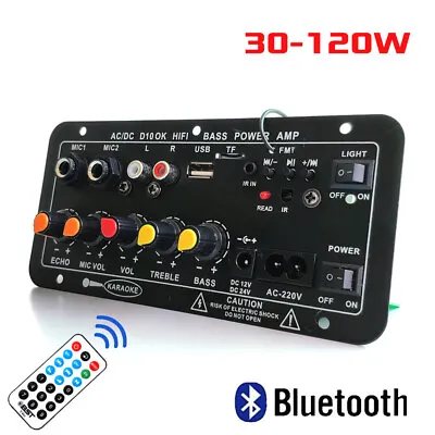 Kaufen Bluetooth Audio Amplifier Board Subwoofer Stereo Amp Dual Microphone For Speaker • 20.04€