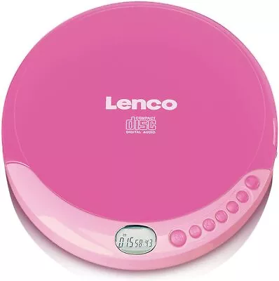 Kaufen Lenco CD-Player CD-011 Pink Portable CD-Player  Wie Neu  • 34.82€