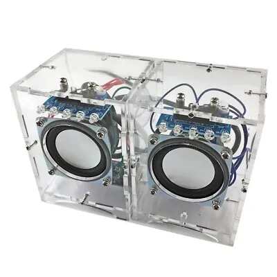 Kaufen High Fidelity Transparenter Kleiner Lautsprecher-Bausatz 3W Zum Selbermachen Elektronisches Projekt • 17.74€