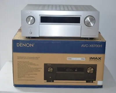 Kaufen Denon AVC-X6700H 11.2 AV-Verstärker 8K Dolby Atmos HEOS OVP Silber • 1,499€
