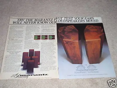 Kaufen Marantz Lautsprecher Ad, 1978,2 Seiten, Farbe, Artikel, Selten • 6.60€