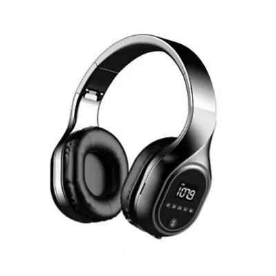 Kaufen Bluetooth Kopfhörer Over Ear Kabellos HiFi Stereo FM Mikrofon Headset Mit Sender • 14.98€