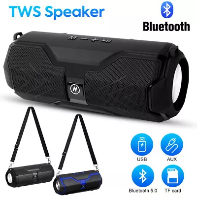 Kaufen Tragbarer Wireless Bluetooth Lautsprecher Subwoofer SD Musicbox Stereo 20W NEU • 19.45€