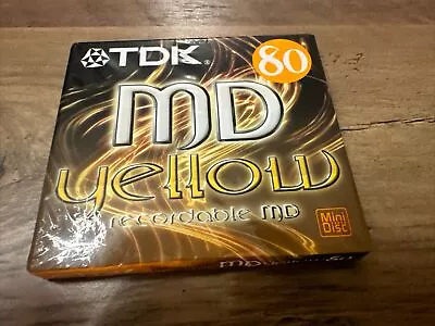 Kaufen TDK | MD YELLOW 80 | MD-C80YEA | Mini Disc Recordable MD Minidisc TV-Audio | NEU • 6.99€
