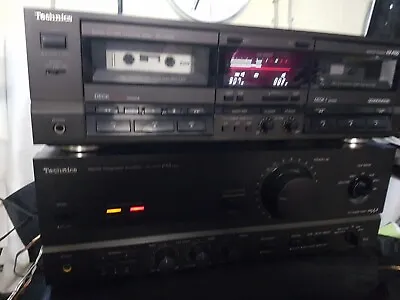 Kaufen Technics RS-TR355 Stereo Kassettendeck Cassetten Deck Tape Deck • 19€