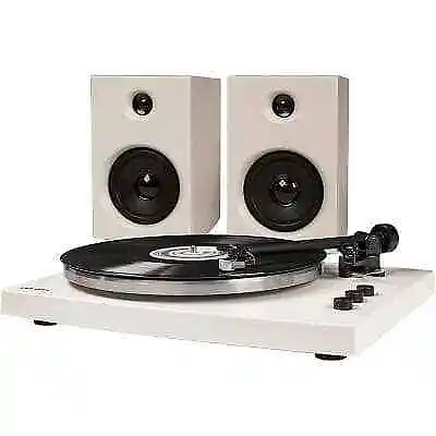 Kaufen Crosley T150 Bluetooth Plattenspieler Vinyl Plattenspieler Mit Stereo Lautsprechern Weiß • 206€