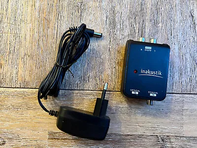 Kaufen Inakustik Star Digital Analog Konverter DA Converter 24 Bit 96 Khz Mit Netzteil • 19€