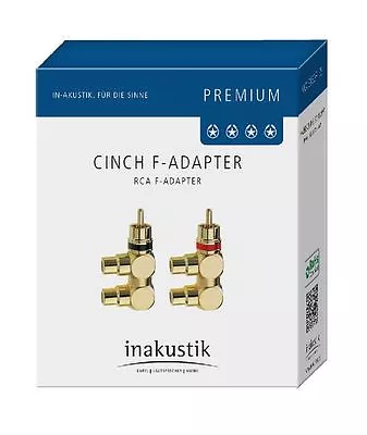 Kaufen Inakustik Premium F Adapter Cinch RCA Verteiler 1--2 • 29.90€