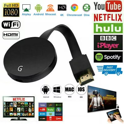 Kaufen 1Pack Chromecast 4th Gen HDMI Digital Video 1080P Media TV Streamer For Google • 18.84€