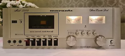 Kaufen MARANTZ 5000 Stereo Cassette Deck , Silber,  USA/Japan ,  Vintage  • 189€