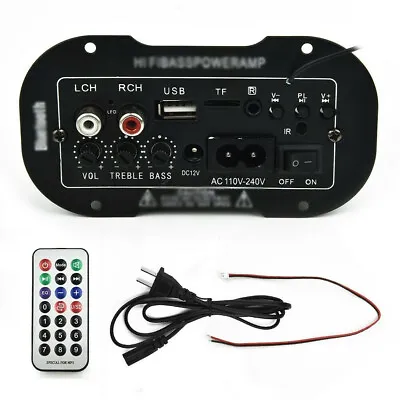 Kaufen Auto Bluetooth HiFi Bass Audio Verstärker Amplifier USB TF MP3 FM 220V/50W Kits • 14.92€