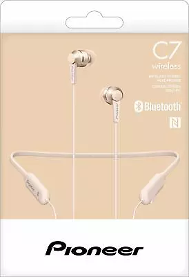 Kaufen Pioneer SE-C7BT GOLD Bluetooth Hifi In-Ear Aluminium Headphones NFC /Brand New • 56.51€