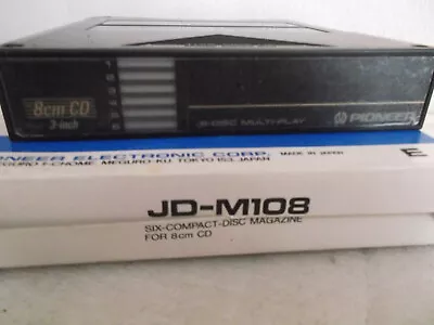 Kaufen Original Pioneer 8cm CD Magazin JD-M108, Pocket Mini-CDs Für Wechsler (MS86) • 23€