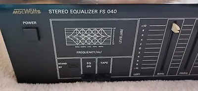 Kaufen MC Watts Stereo Equalizer FS040 • 10€