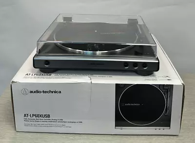 Kaufen Audio-Technica AT-LP60XUSBGM Vollautomatischer Riemenantrieb USB Plattenspieler Gunmetal • 58.35€